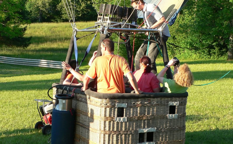 Ballonfahrt über dem Allgäu 15 Ballonfahrt Start 55