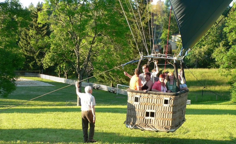 Ballonfahrt über dem Allgäu 19 Ballonfahrt Start 59