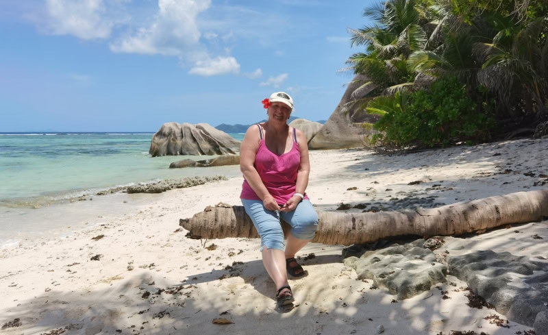 Die Seychellen-Insel La Digue mit dem Fahrrad erkunden 49 La Digue 72 Anse Source dArgent