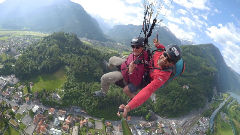 Ein absolutes Highlight - Paragliding-Tandemflug über Interlaken 37 Interlaken 7 Paragliding