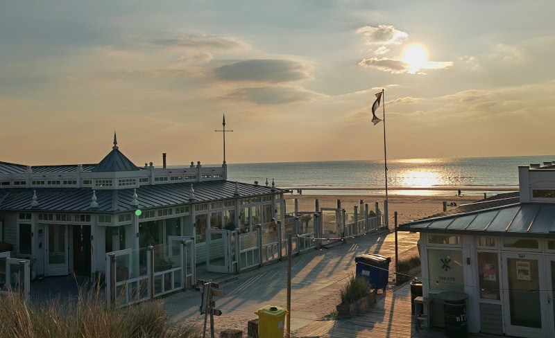 E-Biketour durch die Natur um Zandvoort - Nationalpark Zuid-Kennemerland 35 Zaanfort 86 Restaurant Thalassa