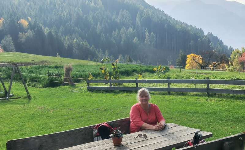 Wanderung von Vöran nach Mölten in Südtirol 52 Bacher Hof