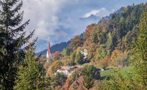 wandern auf dem Tschögglberg von Vöran nach Mölten