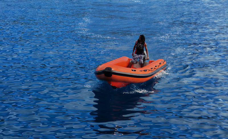 Ausflug zur Vogelinsel Aride auf den Seychellen 2 Abholung zur Insel Aride