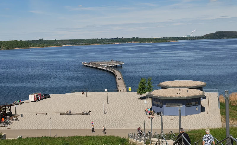 Ausflug auf den Geiseltalsee im Saalekreis in Sachsen-Anhalt 22 Geiseltalsee, Marina Braunsbedra