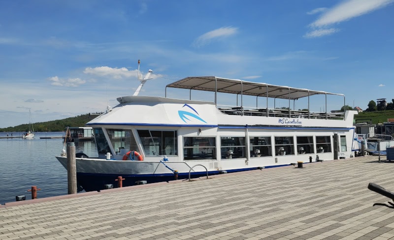 Ausflug auf den Geiseltalsee im Saalekreis in Sachsen-Anhalt 25 Geiseltalsee, Marina Braunsbedra, MS Geiseltalsee