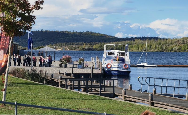 Ausflug auf den Geiseltalsee im Saalekreis in Sachsen-Anhalt 24 Geiseltalsee, Marina Braunsbedra, MS Geiseltalsee