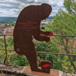 Wandern auf dem Fränkischen Rotwein-Wanderweg in Churfranken 18 Fraenkischer Rotweinwanderweg 145 Kunst